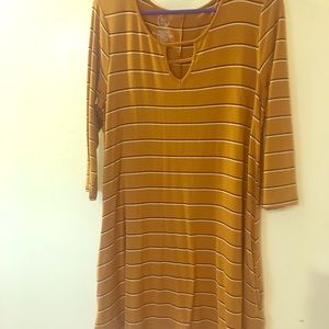 3/4 Sleeve Casual Dress